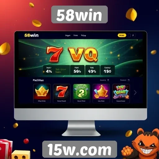 Explorando a interface do usuário do 58win